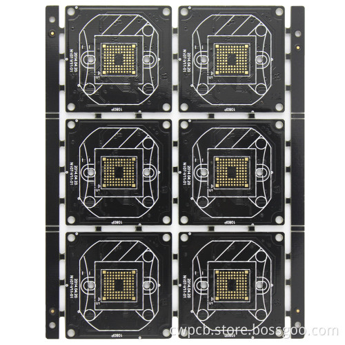 Black color 1.6mm 1OZ 8L PCB